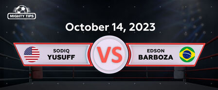 14 octobre 2023 : Sodiq Yusuff contre Edson Barboza