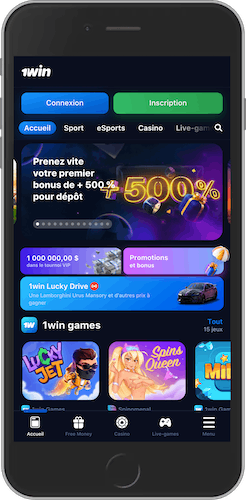 1win Canada application mobile