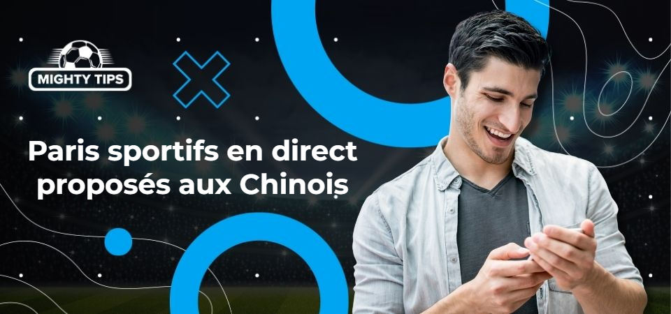 Graphiques pour le bloc 'Paris sportifs en direct proposés aux Chinois'