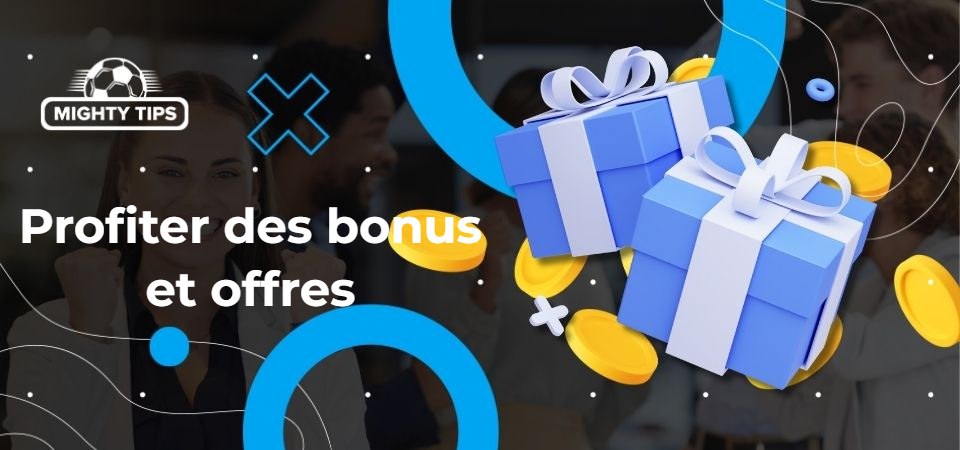 Graphiques pour le bloc 'Profiter des bonus et offres'