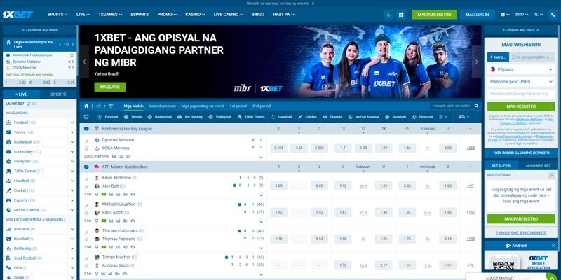 1xbet-page-daccueil