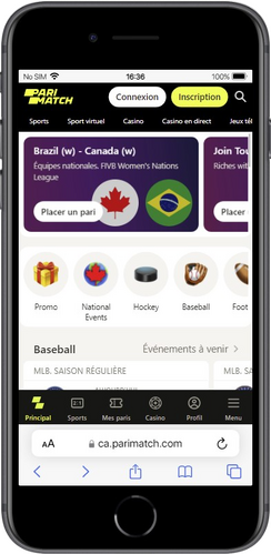 PariMatch application mobile