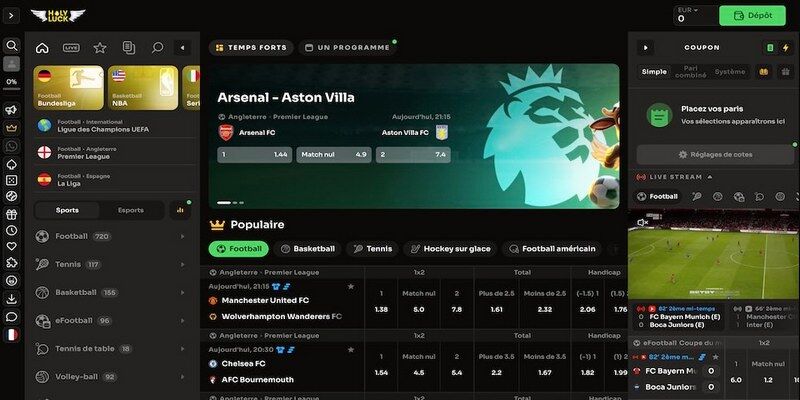 HolyLuck-page-daccueil