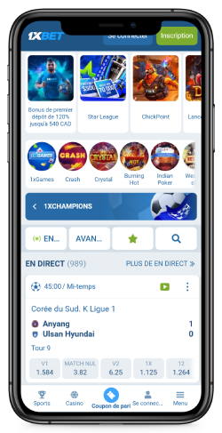 1xbet application mobile
