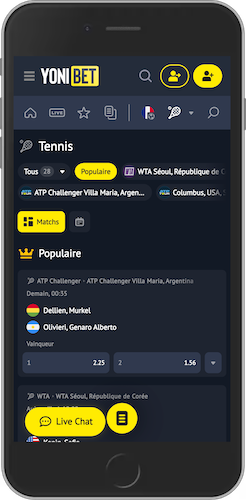 Les sports et compétitions disponibles sur Yonibet