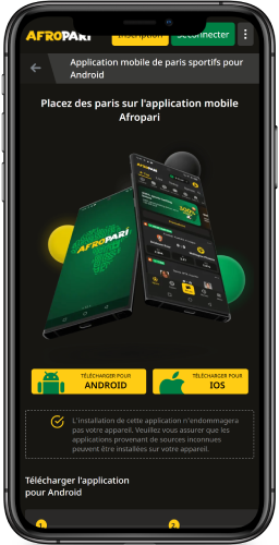 Télécharger l'application sur Afropari