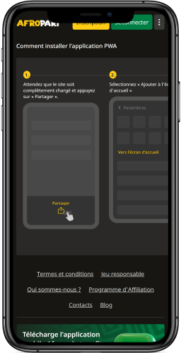 Configuration d'une PWA chez Afropari