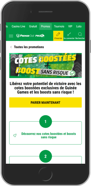 Cotes Boostées & Boost sans risque