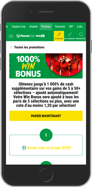 1000 % win bonus