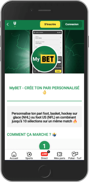 Personnalisation des paris avec My Bet