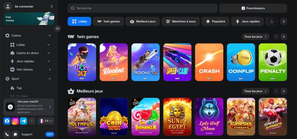 1win casino
