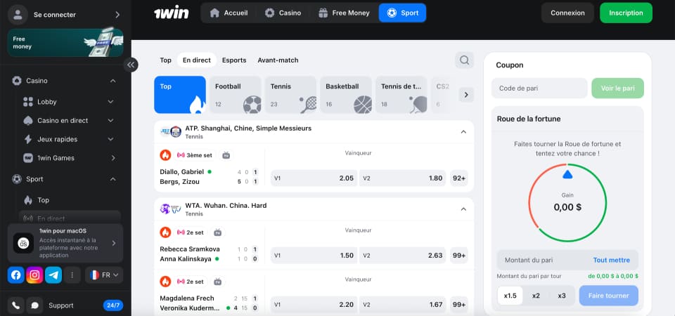 1win sports