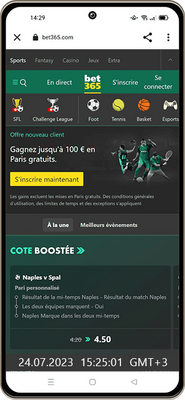 bet365 page d'accueil