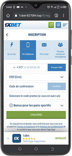 Inscription à 1xBet avec numéro de téléphone-800x500sa