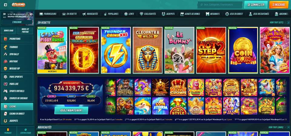 Aperçu du casino d'Golisimo