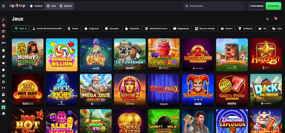 Aperçu du casino Tip-top.bet casino